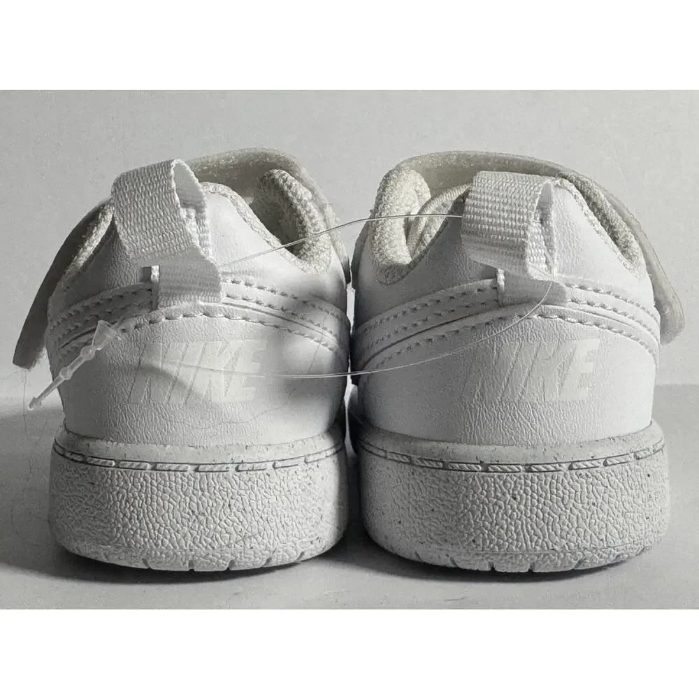 Nike Court Borough Low 2 Baby Toddler White Sneakers Shoes Size 4C